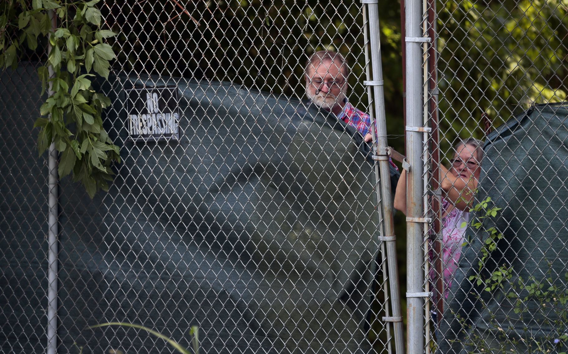 Chimpanzees moved out of the house of Festus